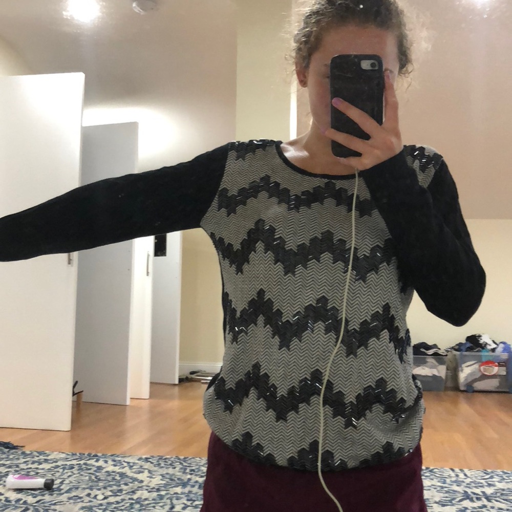 Beaded sweater